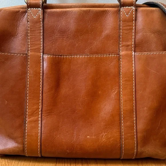 PATRICIA NASH Carducci Pocket Tote Shoulder Crossbody Bag 100% FullGrain Leather - Picture 11 of 12